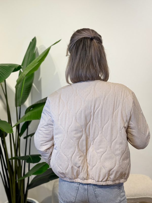 Bomberjasje Jolee beige - Afbeelding 8