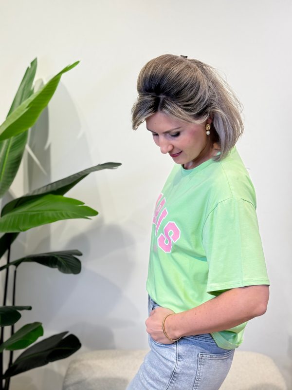 Shirtje Paris groen - Afbeelding 2