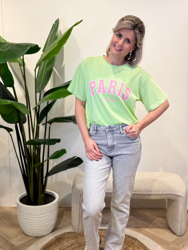 Shirtje Paris groen - Afbeelding 3