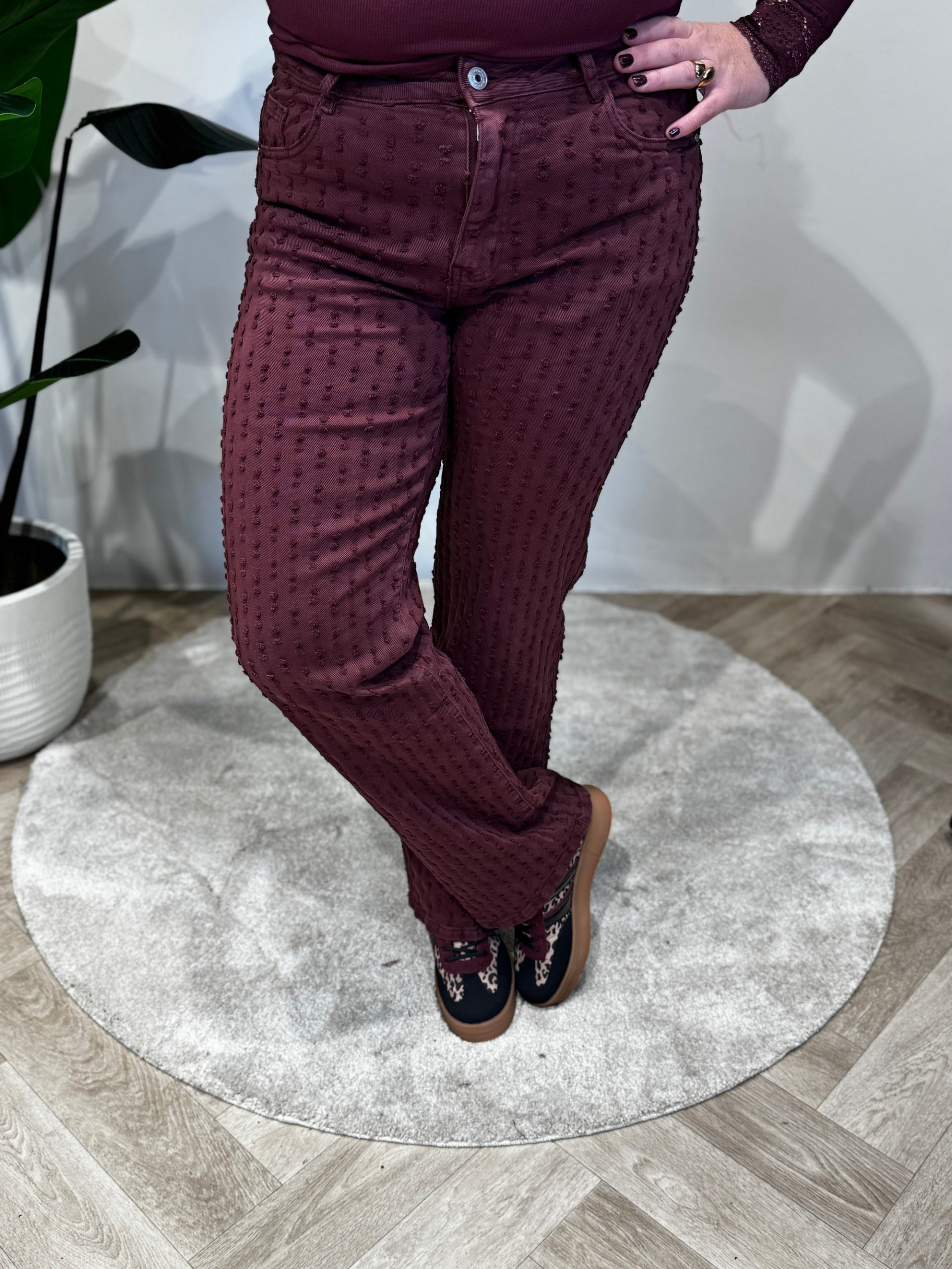 Jeans Noemy burgundy