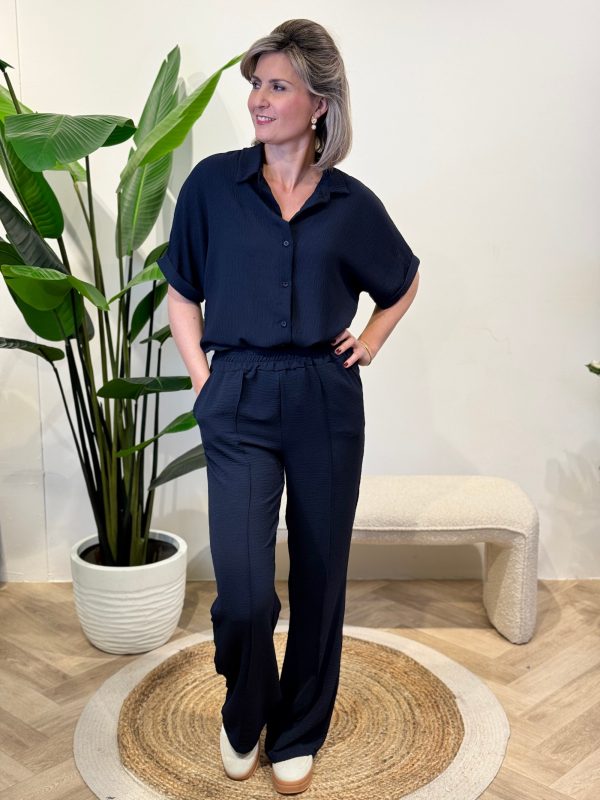 Blouse Tara donkerblauw - Afbeelding 7