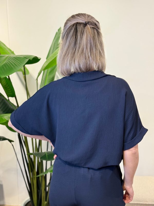 Blouse Tara donkerblauw - Afbeelding 5