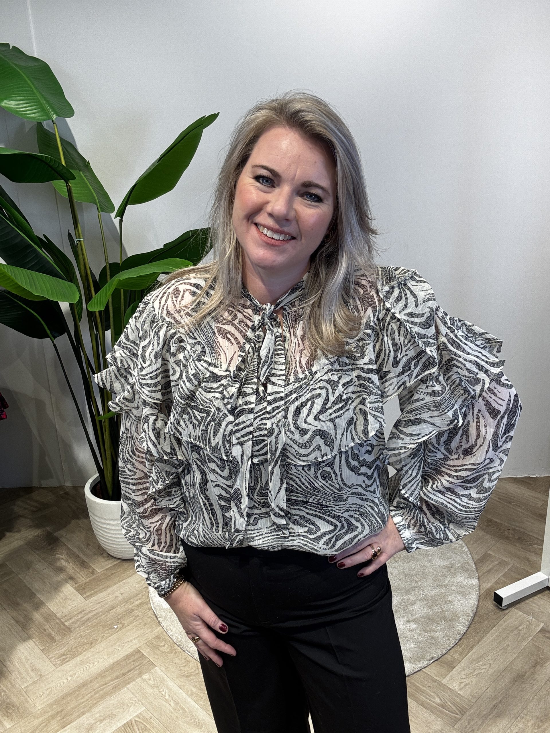 Trendz topper: Ruffle blouse