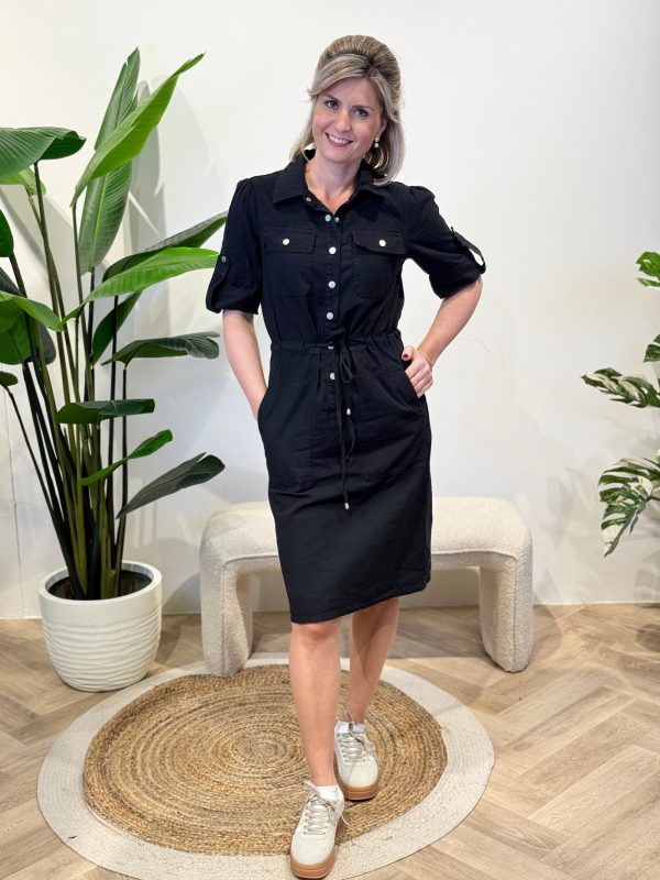Jurkje Thera denim black - Afbeelding 3