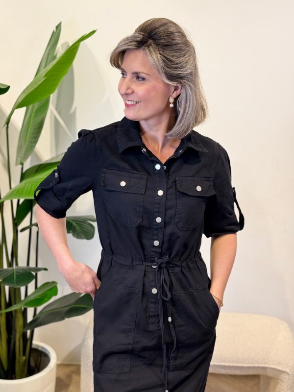 Jurkje Thera denim black - Afbeelding 5