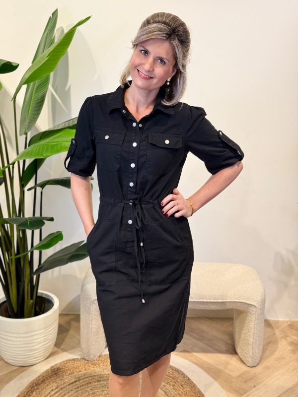Jurkje Thera denim black - Afbeelding 4