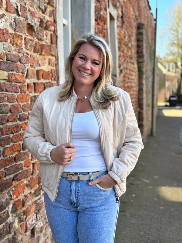 Bomberjasje Jolee beige