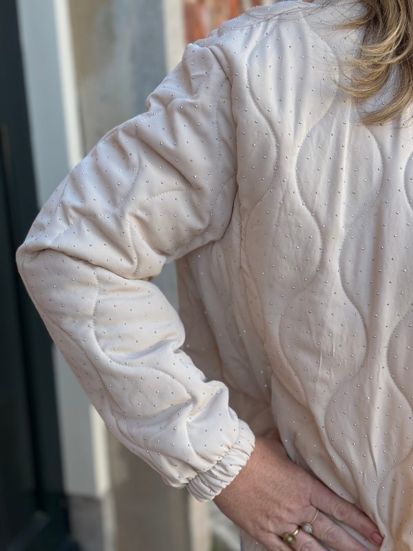 Bomberjasje Jolee beige - Afbeelding 5