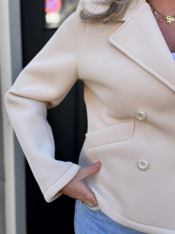 Korte trenchcoat Yuna beige - Afbeelding 6
