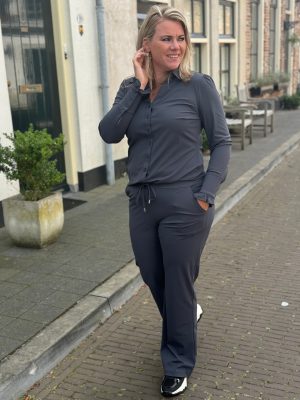 Travelstof broek Lotte anthracite