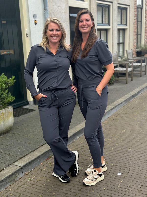 Travelstof broek Lotte anthracite - Afbeelding 5