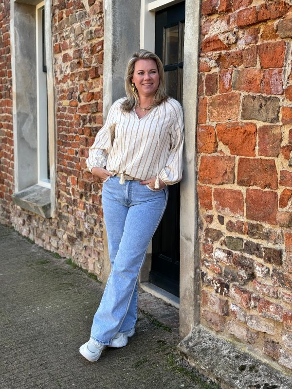Blouse Gemmie beige - Afbeelding 2