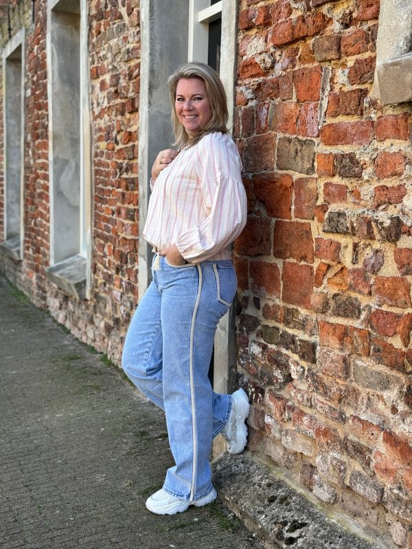 Blouse Gemmie roze - Afbeelding 3