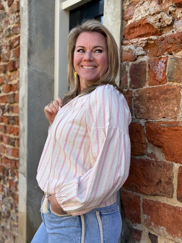 Blouse Gemmie roze - Afbeelding 2