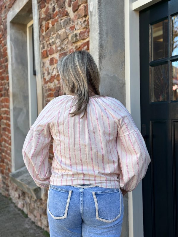 Blouse Gemmie roze - Afbeelding 4