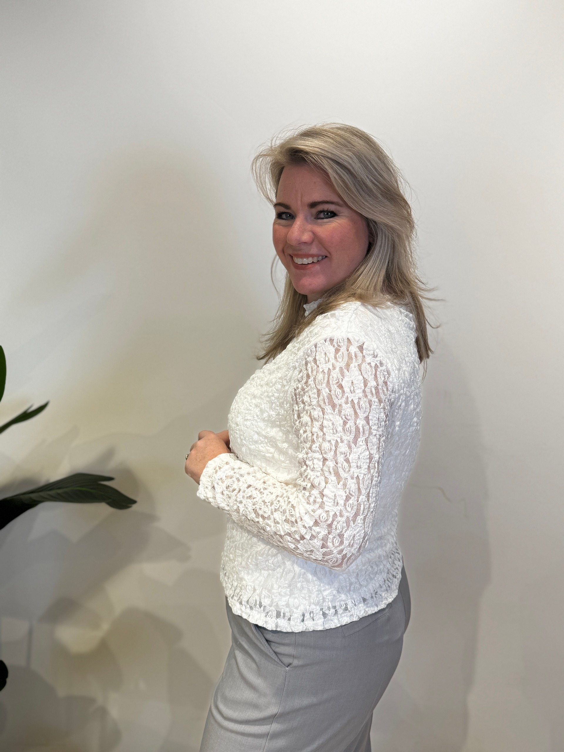 Top Eva off-white - Afbeelding 2