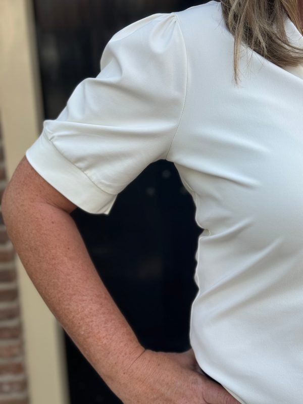 Travelstof shirt Diede off white - Afbeelding 7