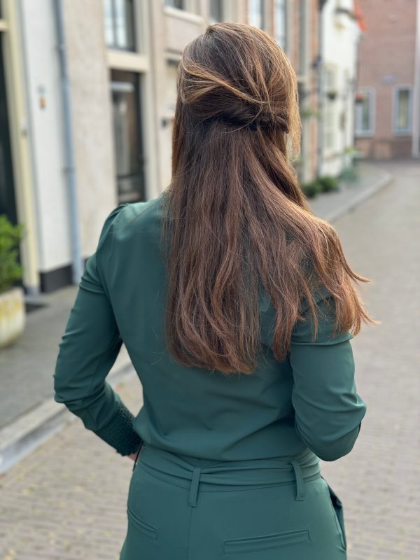 Travelstof blouse Eefke pine grove - Afbeelding 4