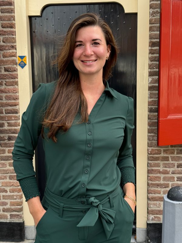 Travelstof blouse Eefke pine grove