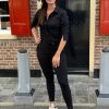 Jumpsuit Travelstof Emily black - Afbeelding 9