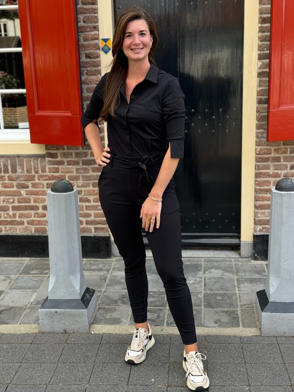 Jumpsuit Travelstof Emily black - Afbeelding 9