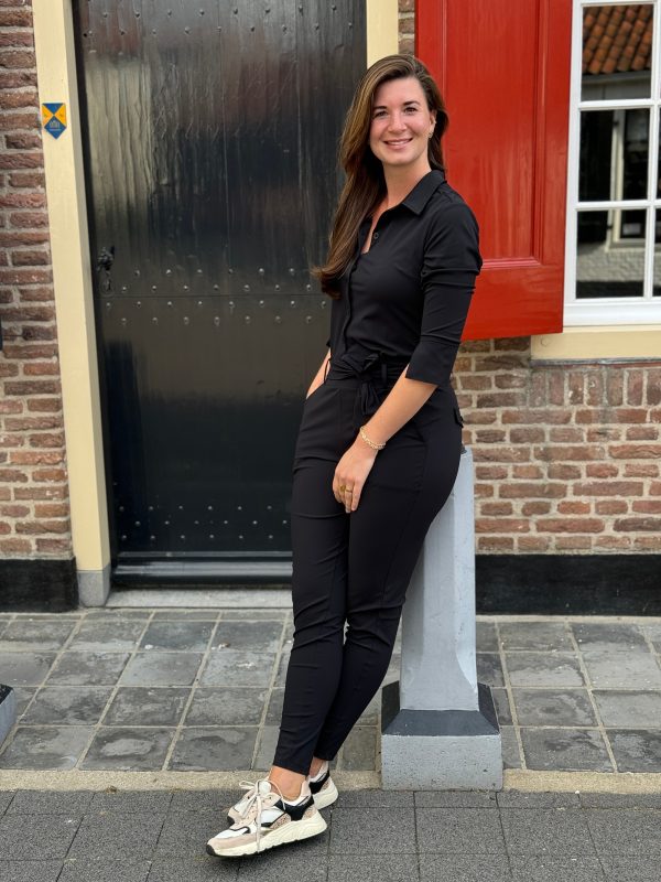 Jumpsuit Travelstof Emily black - Afbeelding 8