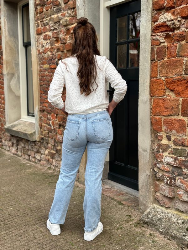 Bomberjasje Jill off-white kant - Afbeelding 5