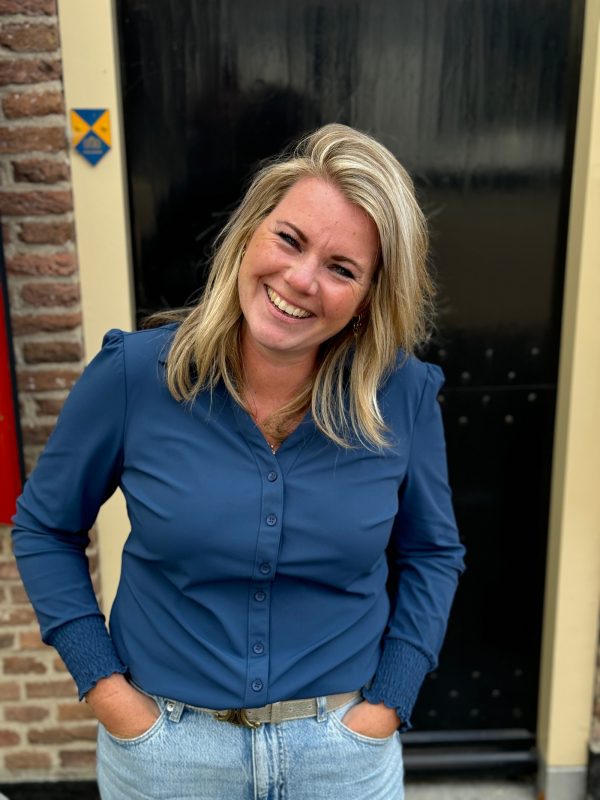 Travelstof blouse Eefke moonlit ocean - Afbeelding 2