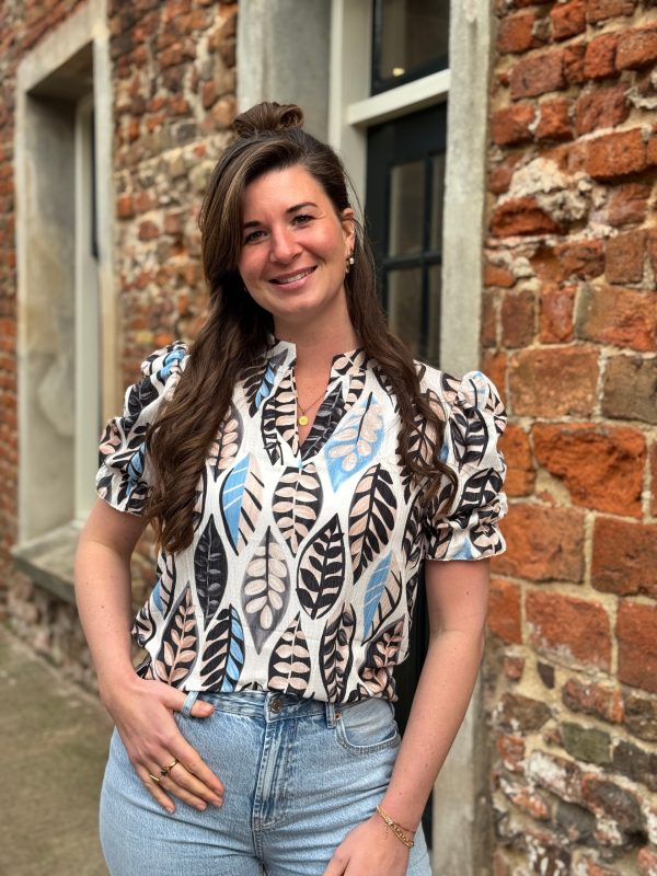 Blouse Yvon blauw