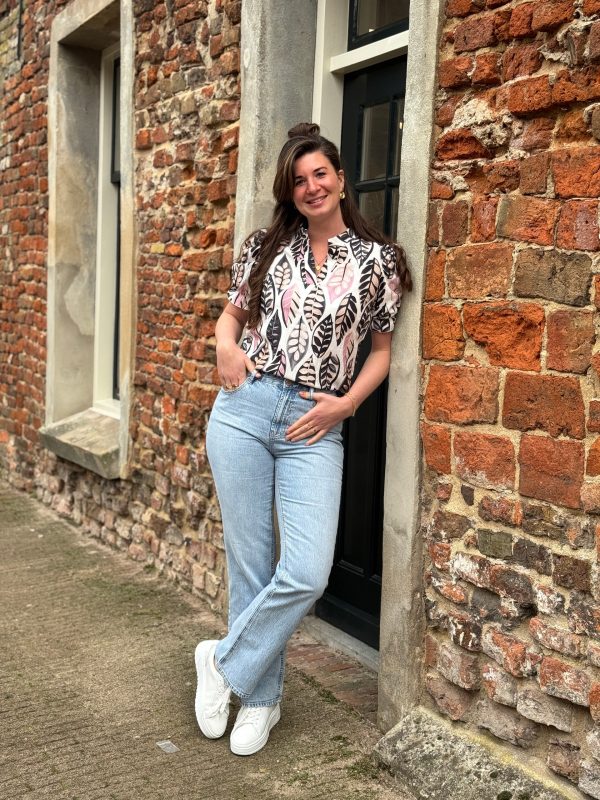 Blouse Yvon roze - Afbeelding 6