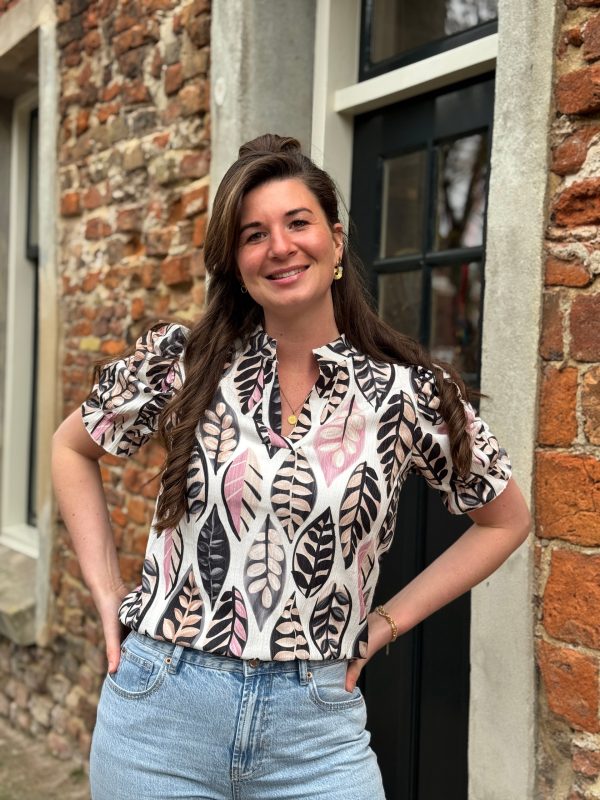 Blouse Yvon roze