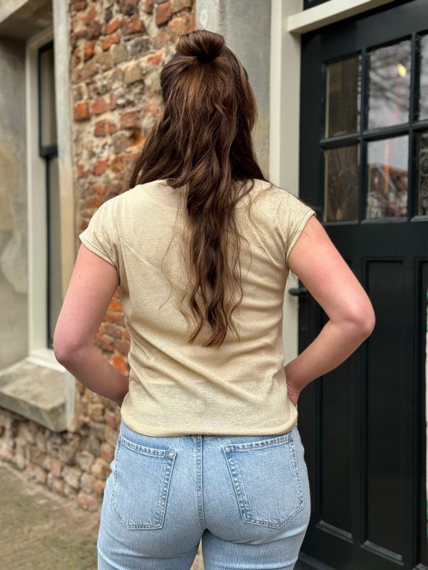 Shirtje Marissa gold - Afbeelding 4