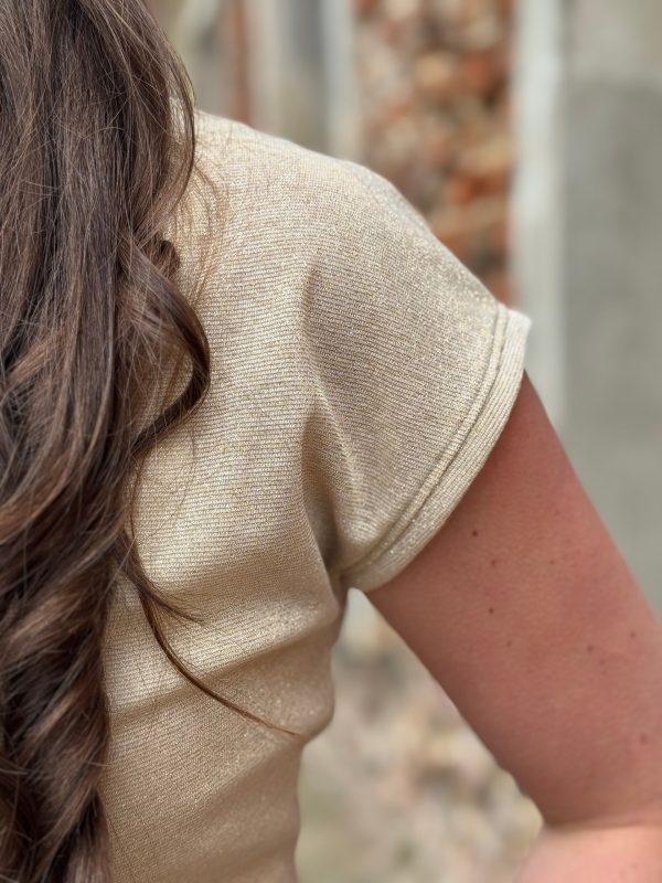 Shirtje Marissa gold - Afbeelding 5