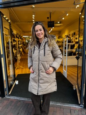 Winterjas Blair taupe