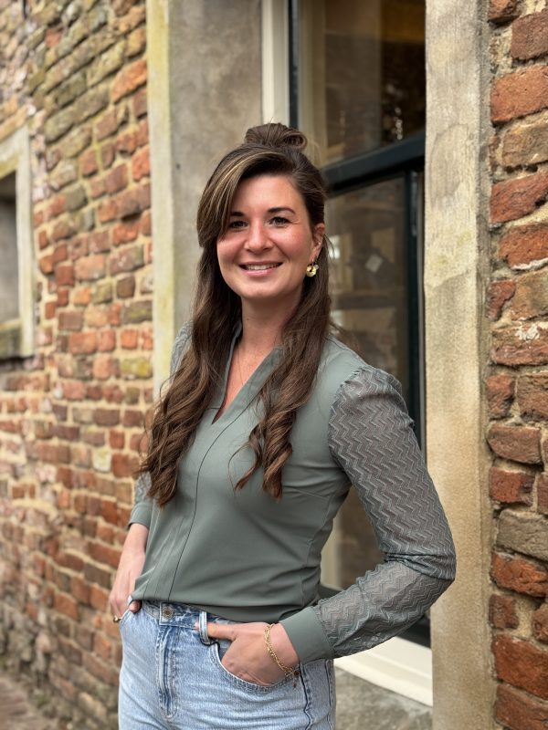 Blouse Mirthe travelstof balsam green - Afbeelding 2