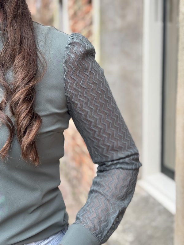 Blouse Mirthe travelstof balsam green - Afbeelding 10