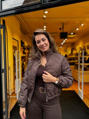 Bomberjasje Hailey bruin geruit