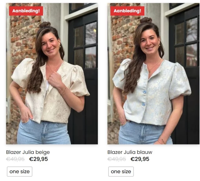 We laten jullie even zien wat voor een mega korting je vanavond krijgt op de SALE-items! 🙈 Want blazer Julia is in de SALE al afgeprijsd van €49,95 naar €29,95 en dan gaat daar vanavond nog eens 50% EXTRA AF 😱 Je shopt 'm dan voor maar €15,- 🥳 Dit is toch niet normaal? 😜 We maken ons klaar voor een énorme drukte vanavond op de site 💪 Om 18:00 uur maken we de kortingscode bekend!MIS HET NIET ‼ www.trendzonline.nl/sale